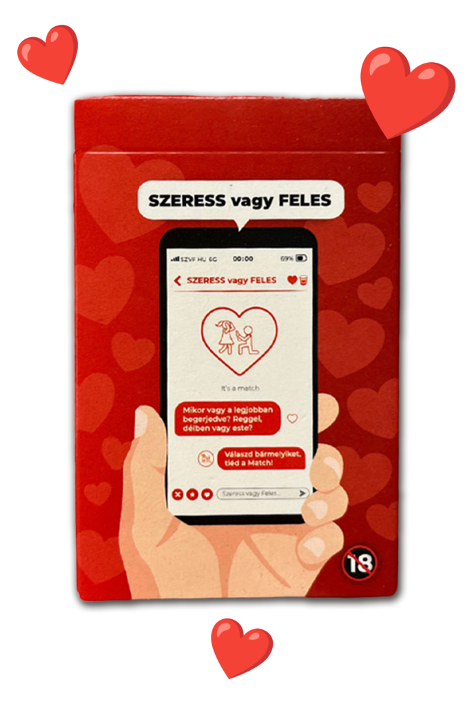 Szeress vagy Feles játékkártya